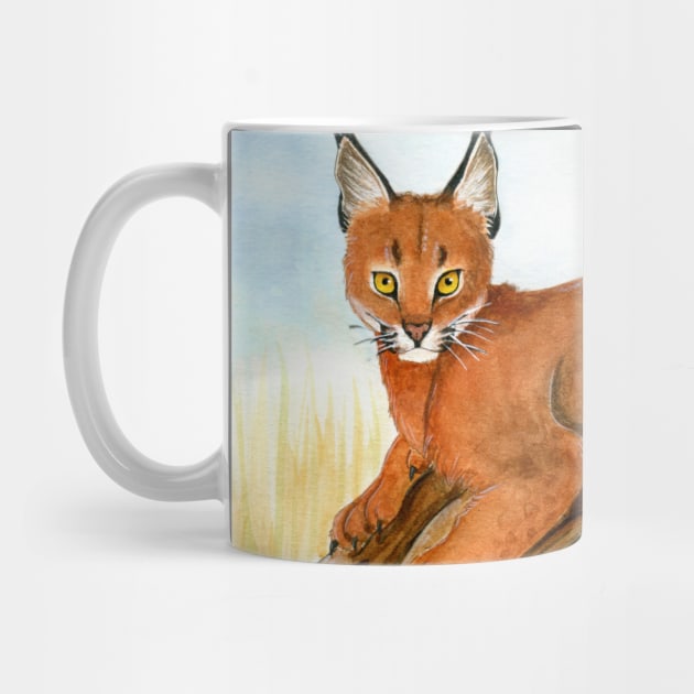 Caracal Watching You - Background by TehNessa